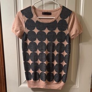 The Limited Soft Pink Ribbed Top